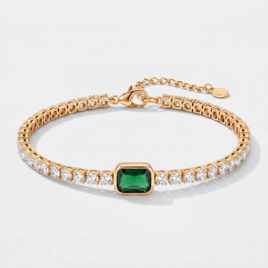 Verde Tennis Armband