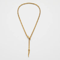 Halskette Schlangenkette Glatt - Gold