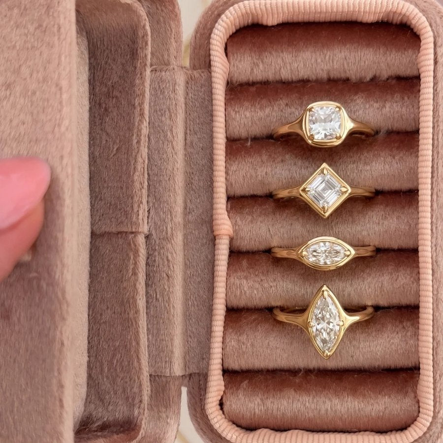 Cushion Cut Signet Ring