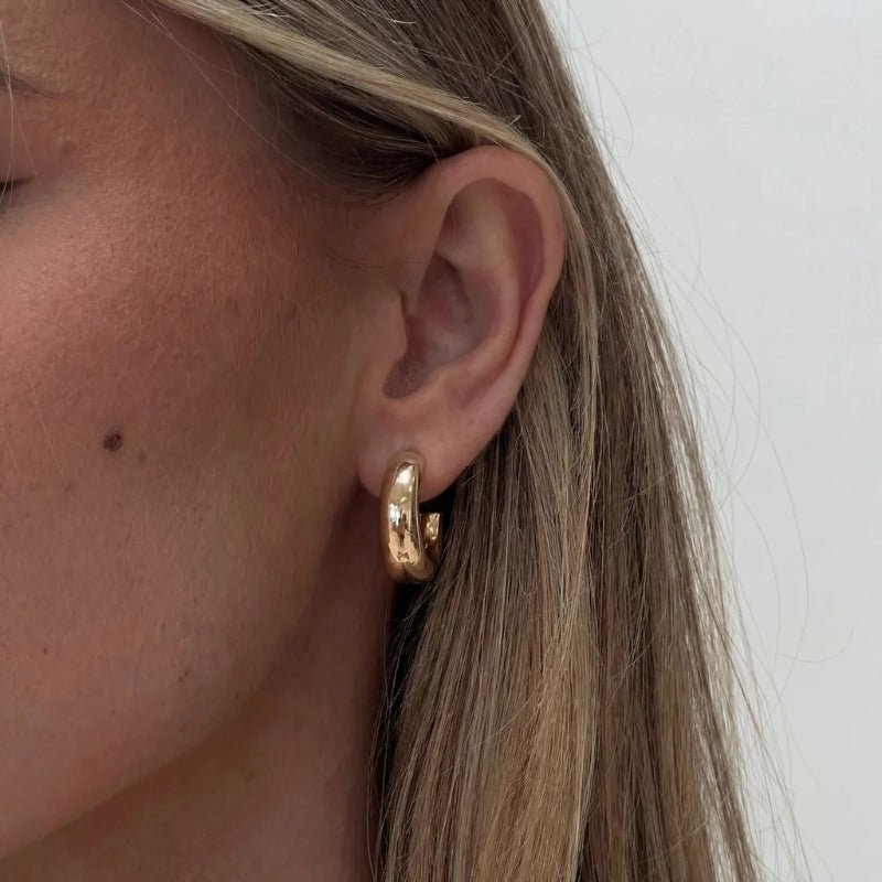 Creolen Gold - Nadine Imposant