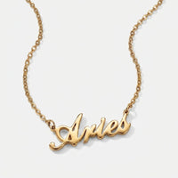 Halskette Sternzeichen - 12 Zeichen Personalisiert Gold
