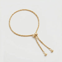 Slider Armband - Glatte Box Kette
