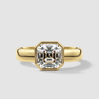 Asscher-Schliff Statement-Ring