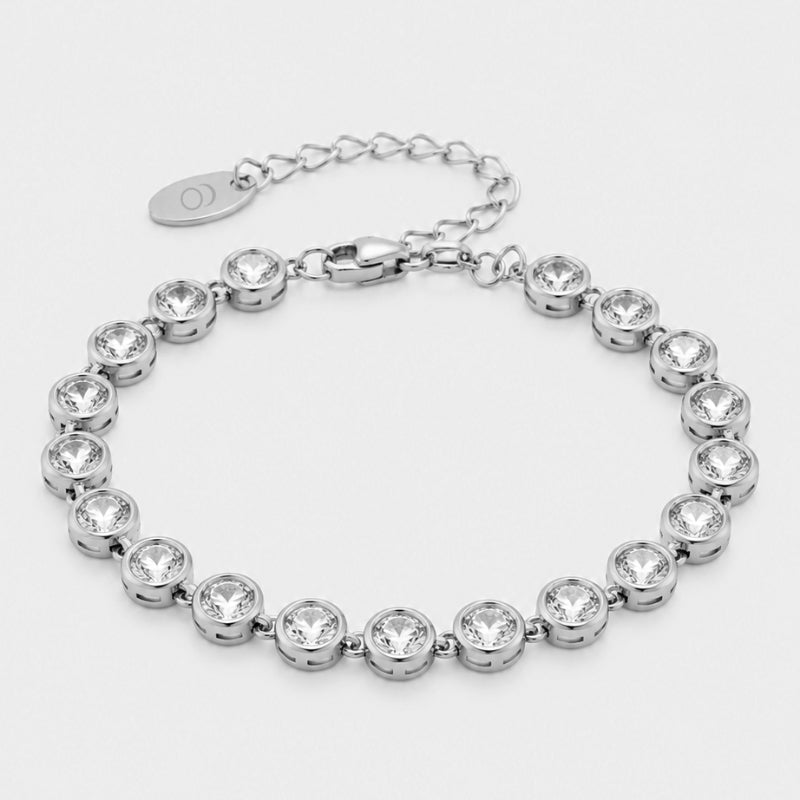 Tennis-Armband - Mini Perlen Gold