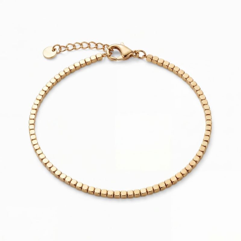 Armband Kette Gold - T-Stab Zart