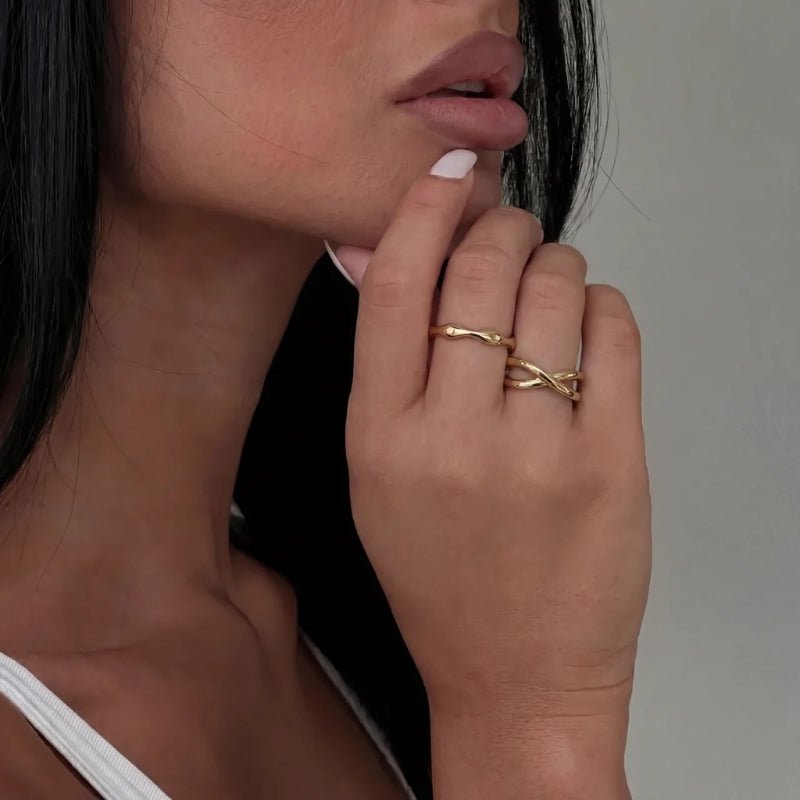 Unendlichkeit Ring - Promise Gold Band