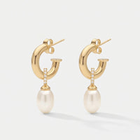 Perlen Tropfen Ohrringe - Nala Creole