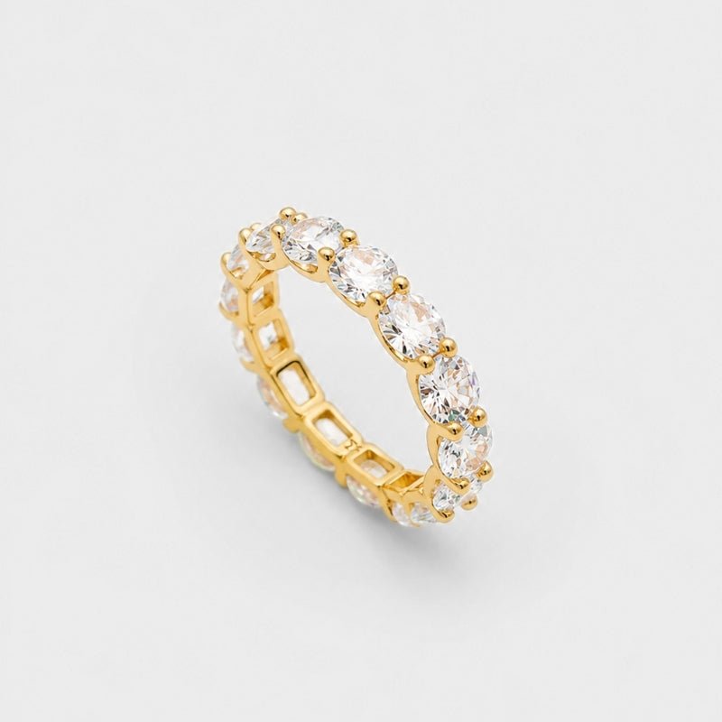 Pavé CZ Cluster Ring - Macie