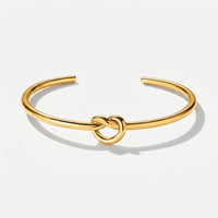 Armreif Gold - Knoten Minimal